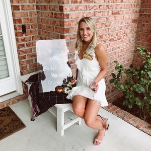 Red Dress Boutique White Ruffle Eyelet Dress